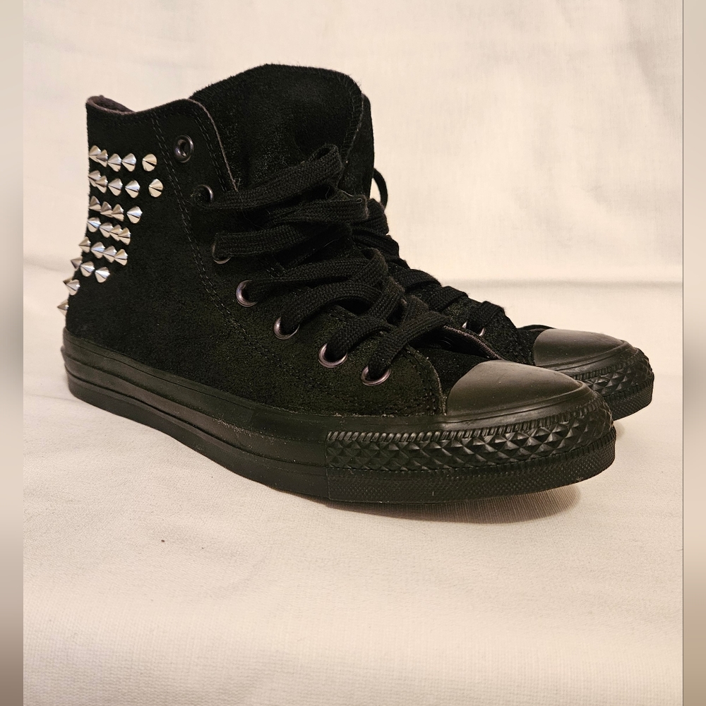 CONVERSE Chuck Taylor Collar Studs Phantom Black Suede